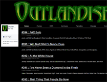 Tablet Screenshot of outlandishpodcast.com